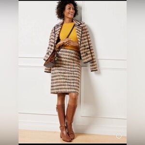 Talbots Cafe Tweed Jacket and A-Line Skirt